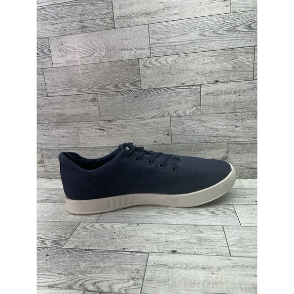 Nobull Canvas Trainers Mens 9.5 Blue Fabric Workout Athletic Gym Shoes Sneakers - Picture 9 of 11